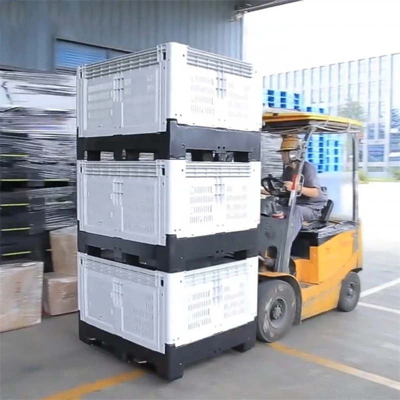 Folding Collapsible Plastic Pallet Boxes factory