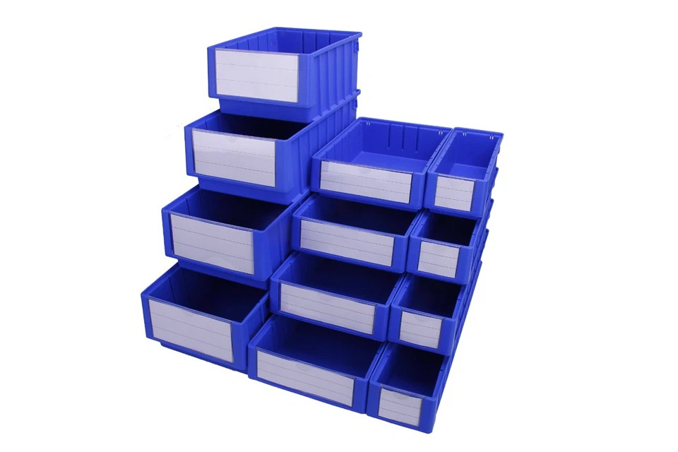 Plastic Bin Stackable Storage Bins With Divider factory